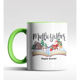 Hediye Zengini Kişiye Özel Mulu Yıllar Tasarımlı Yeşil Kupa