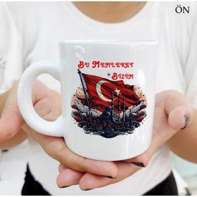 Hediyeci Abla Bu Memleket Bizim Dayanıklı Her Yaşa ve Zevke Uygun Kişiye Özel Beyaz Kupa Bardak