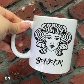 Hediyeci Abla Size Özel Başak Burcu ve Özellikleri Seramik Baskılı Beyaz Kupa Bardak