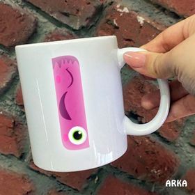 Hediyeci Abla Size Özel Neşeli Çocuk Harfli I Seramik Baskılı Beyaz Kupa Bardak
