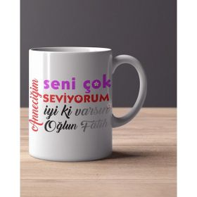 Hediyeci Market HMK-00089 Anneler Gününe Özel Beyaz Kupa Bardak
