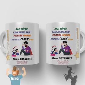 Hediyeci Market HMK-00091 Babalar Gününe Özel Beyaz Kupa Bardak
