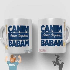 Hediyeci Market HMK-00103 Babalar Gününe Özel Beyaz Kupa Bardak