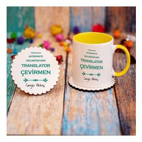 Hediyehanem 115S4BFJ Çevirmen Kupa Bardak