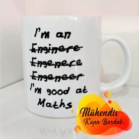 Hediyehanem 11942OU5Q Mühendis Kupa Bardak