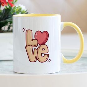 Hediyehanem 1194NPRMB Love Kalpli Kupa Bardak