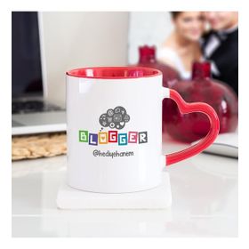 Hediyehanem 119UTQKYY Blogger Kalpli Kupa Bardak