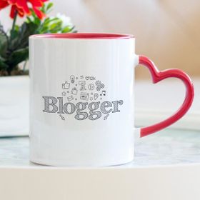 Hediyehanem 119UTQKYY Blogger Kalpli Kupa Bardak