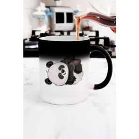 Hediyehanem ST-D1200-M71 Sevimli Panda Sihirli Kupa Bardak