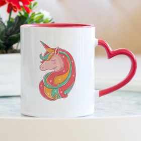Hediyehanem ST_D1204_M4 Unicorn Kalpli Kupa Bardak