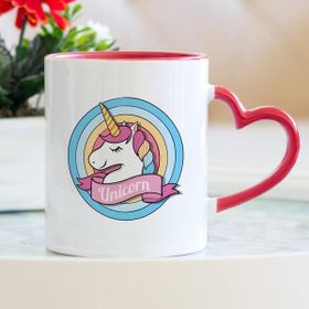 Hediyehanem ST_D1204_M4 Unicorn Kalpli Kupa Bardak