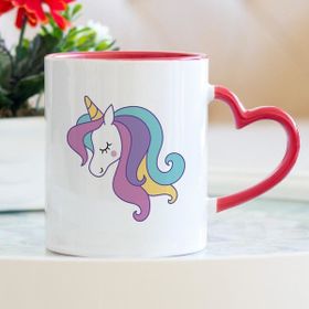 Hediyehanem ST_D1204_M4 Unicorn Kalpli Kupa Bardak