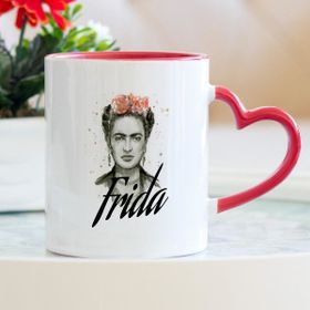 Hediyehanem ST_D1246_M4 Frida Kalpli Kupa Bardak