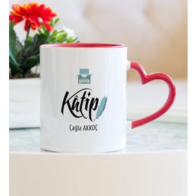 Hediyehanem ST_D89_M4 Kâtip Kalpli Kupa Bardak