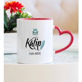 Hediyehanem ST_D89_M4 Kâtip Kalpli Kupa Bardak