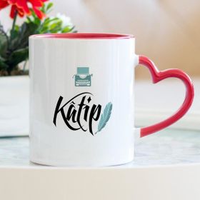 Hediyehanem ST_D89_M4 Kâtip Kalpli Kupa Bardak