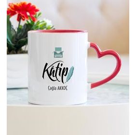 Hediyehanem ST_D89_M4 Kâtip Kalpli Kupa Bardak