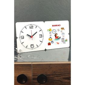 Hediyelen 001 Bankacı Ahşap Masa Saati