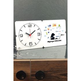 Hediyelen 001 Bilgisayar Mühendisi Ahşap Masa Saati