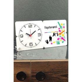 Hediyelen 001 Fizyoterapist Ahşap Masa Saati