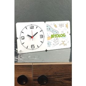 Hediyelen 002 Biyolog Ahşap Masa Saati