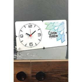 Hediyelen 002 Canım Annem Ahşap Masa Saati