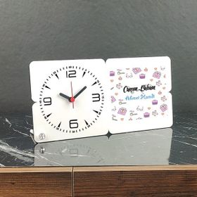 Hediyelen 002 Canım Babam Ahşap Masa Saati