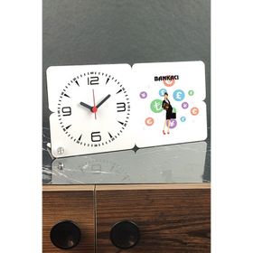 Hediyelen 003 Bankacı Ahşap Masa Saati