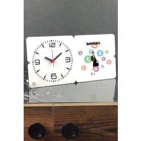 Hediyelen 003 Bankacı Ahşap Masa Saati