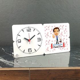Hediyelen 003 Biyolog Ahşap Masa Saati