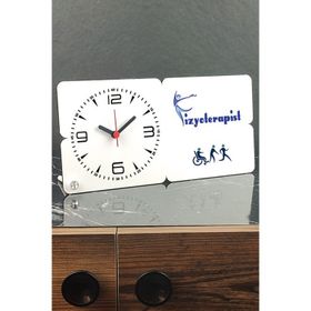 Hediyelen 003 Fizyoterapist Ahşap Masa Saati