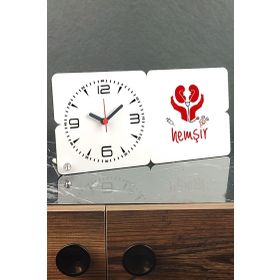 Hediyelen 003 Hemşir Ahşap Masa Saati
