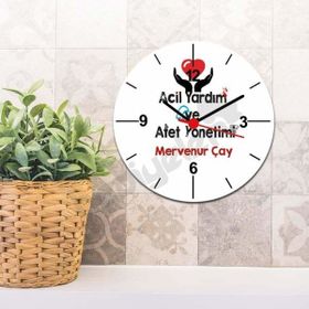 Hediyelen Acil Yardım ve Afet Yönetimi Duvar Saati