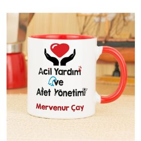Hediyelen Acil Yardım Ve Afet Yönetimi Kırmızı Kupa Bardak