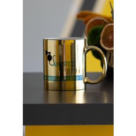 Hediyelen Anestezi Teknikeri Gold Kupa Bardak
