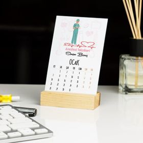 Hediyelen Anestezi Teknikeri Kalp Atışı Duvar Saati