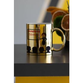 Hediyelen Araştırma Görevlisi Gold Kupa Bardak