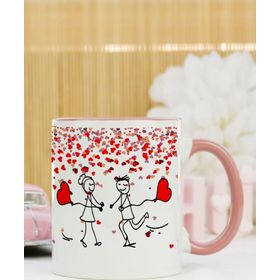 Hediyelen Aşk Pembe Kupa Bardak