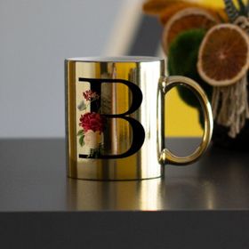 Hediyelen B Harfi Gold Kupa Bardak
