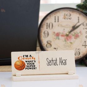 Hediyelen Basketbol Koçu Taş İsimlik