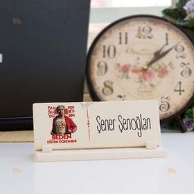 Hediyelen Beden Eğitimi Öğretmenine Hediye Şener Şen Tasarım Taş İsimlik