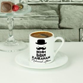 Hediyelen Benim Babam Kahraman Kahve Fincanı