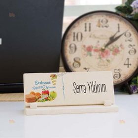Hediyelen Beslenme ve Diyetetik Uzmanı Meyve Tasarımlı Taş İsimlik