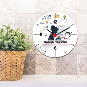 Hediyelen Bilgisayar Programcısı Duvar Saati