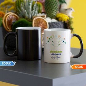 Hediyelen Biosystem Engineer Sihirli Kupa Bardak