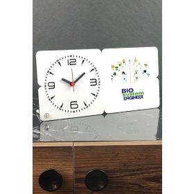 Hediyelen Biyosistem Mühendisi Ahşap Masa Saati
