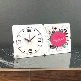 Hediyelen Blogger Ahşap Masa Saati