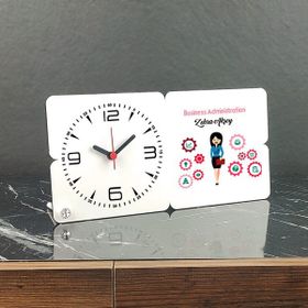Hediyelen Business Administration Ahşap Masa Saati