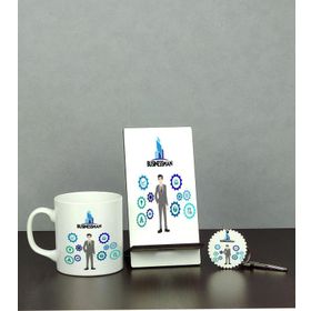 Hediyelen Businessman Kupa Bardak ve Anahtarlık Set
