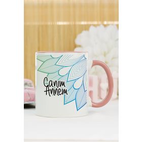 Hediyelen Canım Annem Pembe Kupa Bardak